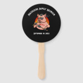BBQクールをテーマにしたファミリー懇親会 ハンドファン (裏面)