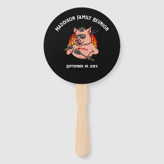 BBQクールをテーマにしたファミリー懇親会 ハンドファン (正面)