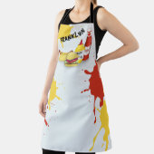 BBQグおもしろいリルパーソナライズされた エプロン (インサイチュ)