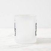 BBQグおもしろいリルマスターパーソナライズされたバーベキューキング フロストグラスマグカップ (中央)