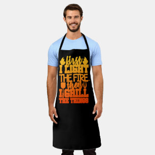 BBQグおもしろいリル引用文 エプロン