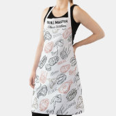 BBQグパーソナライズされたリルシェフバーベキューマスター エプロン (インサイチュ)