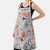 BBQグパーソナライズされたリルシェフバーベキューマスター エプロン (インサイチュ)