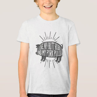 Bbqグラフィックおもしろいー私は私のお尻をこすった私と私のPorが好き トライブレンドＴシャツ