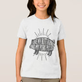 Bbqグラフィックおもしろいー私は私のお尻をこすった私と私のPorが好き トライブレンドＴシャツ (正面)