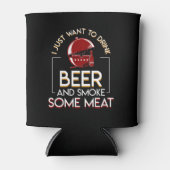 BBQグリルのビールは肉を吸いたい 缶クーラー (正面)