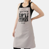 BBQグリルマスター最高のパーソナライズされたパパ父の エプロン (インサイチュ)