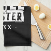 BBQグリルマスター最高のパーソナライズされたパパ父の キッチンタオル (四つ折り)