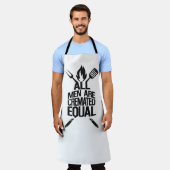 BBQシェフの歓喜 エプロン (着用した状態)