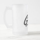 BBQシェフ用のグリルマスターグラスビアスタインマグ フロストグラスビールジョッキ (左)