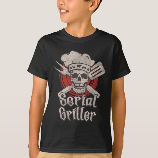 Bbqシリアルグリラーピクニックグラフィック Tシャツ (正面)
