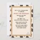 BBQステア招待状 招待状 (裏面)