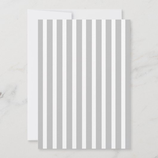 BBQストライプの RSVPを結婚行うリハーサルディナー 招待状 (裏面)