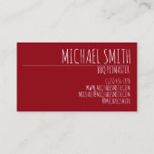 BBQスペアリブピットマスターバーベキューレストラン 名刺 (裏面)