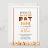 BBQスモーカーバックヤードサマーパーティー 招待状 (正面)