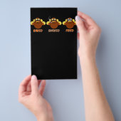 BBQスモーク焼いたフリートーク チラシ (ハンドル)