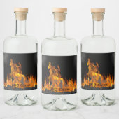 BBQソースボトル リキュールボトルラベル (ボトル)