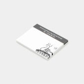 BBQソーセージブッチャーイラストレーションテーマ ポストイット (アングル)