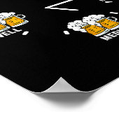 Bbqタイおもしろいマー – Barbecue Grill Grillingパーティー ポスター (角)