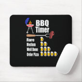 Bbqタイおもしろいマー – Barbecue Grill Grilling Gift マウスパッド (マウス)