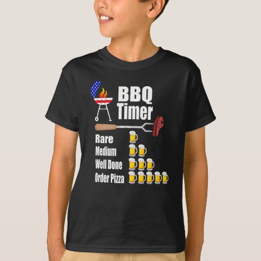 Bbqタイおもしろいマー – Barbecue Grill Grilling Gift Tシャツ (正面)