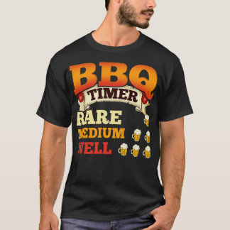 BBQタイマバーベキュービール飲み焼き Tシャツ