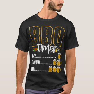 BBQタイマーレアメディアウェルビール飲おもしろい用バー Tシャツ