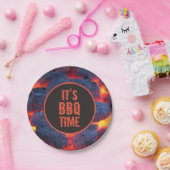 BBQタイム紙プレート ペーパープレート (パーティー)
