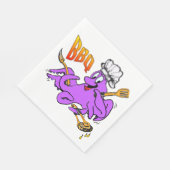 BBQタコホワイト紙ナプキンス スタンダードランチョンナプキン (角)