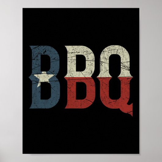 Bbqテキサス州 ポスター (正面)