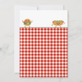 BBQテーマベビー-Qベビーシャワー編集可能招待状 招待状 (裏面)