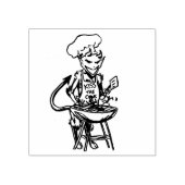 BBQデビルキスザ調理師 ラバースタンプ (インプリント)