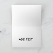 BBQトルコのクリスマスカードを調理しているサンタクロース シーズンカード (内部)