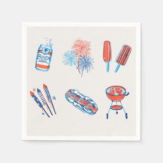 BBQナプキンス スタンダードカクテルナプキン