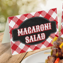 BBQバースデーパーティーの緊張/折り畳みフードラベル&お知らせ