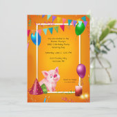 BBQバースデーパーティー 招待状 (スタンド正面)