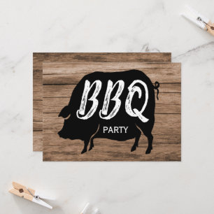 BBQバースデーパーティー 招待状