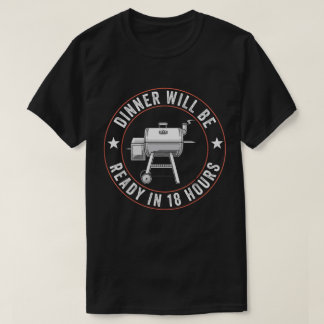 BBQパパおもしろいスモークミートバーベキュー恋人pa71 Tシャツ