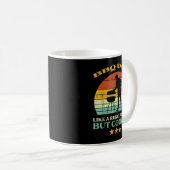 BbqパパクールレトロバーベキューグリルファーザーズデイDa コーヒーマグカップ (正面右)