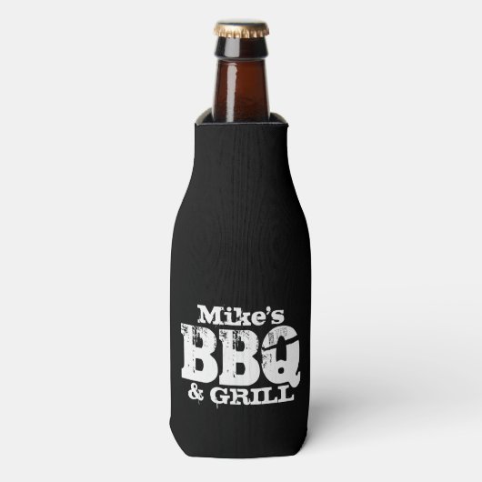 BBQパーソナライズされたパーティー用の飲料ホルダー ボトルクーラー (ボトル正面)