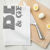 BBQパーソナライズされたパーティー用キッチンタオル キッチンタオル (四つ折り)