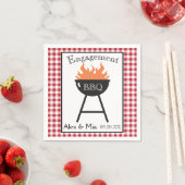 BBQパーソナライズされたペーパーナプキン スタンダードカクテルナプキン (インサイチュ)