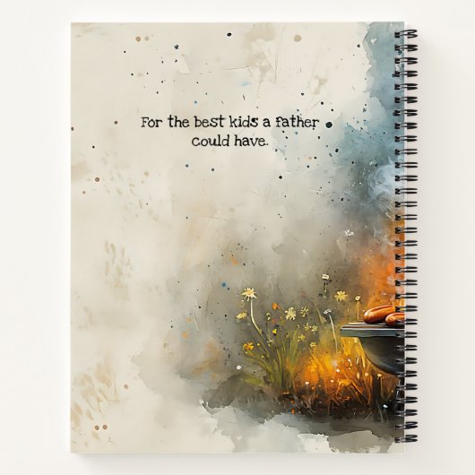 BBQパーソナライズされたレシピ ノートブック (裏面)