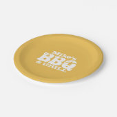 BBQパーソナライズされた紙プレート ペーパープレート (アングル)