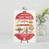 BBQパーティの招待状 招待状 (スタンド正面)