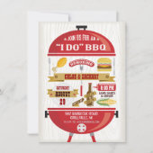 BBQパーティの招待状 招待状 (正面)