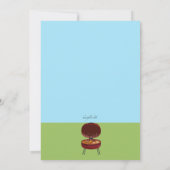 BBQパーティの招待状 招待状 (裏面)