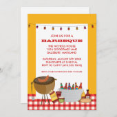 BBQパーティの招待状 招待状 (正面/裏面)