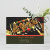 BBQパーティの招待状 招待状 (スタンド正面)