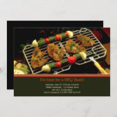 BBQパーティの招待状 招待状 (正面/裏面)